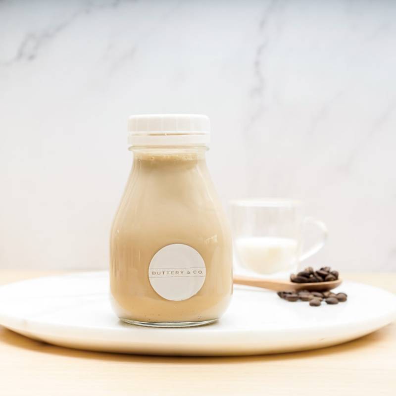 Cold Glass Bottled Coffee Drinks